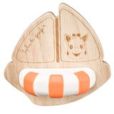 Sophie la girafe So'Pure - Sophies Boot Beißring (Geschenkkarton) - 100% natürliche Materialien