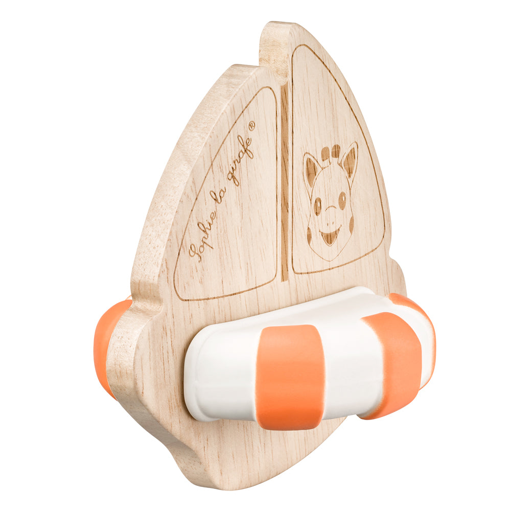 Sophie la girafe So'Pure - Sophies Boot Beißring (Geschenkkarton) - 100% natürliche Materialien