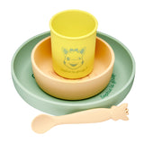 Sophie la girafe - 4-teiliges Kindergeschirr für Babys - 100 % Silikon
