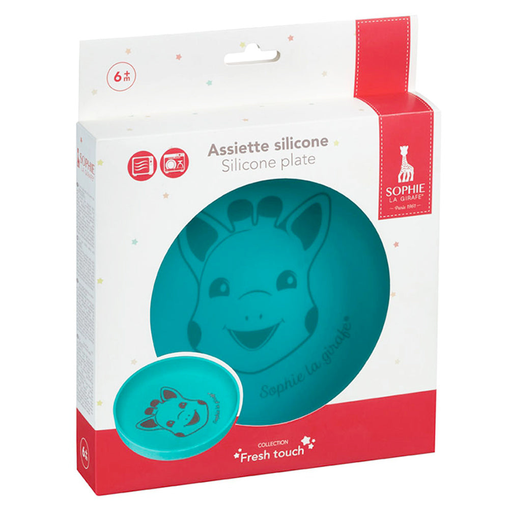 Sophie la girafe - Esslernteller für Babys - 100 % Silikon