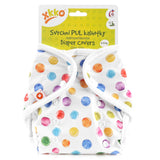 XKKO PUL-Überhose - One Size (4-15 kg) - Aqurell Tupfen - PUL-Überhose für Stoffwindeln