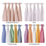 XKKO Mullwindel - 100% Bio-Baumwolle - (3 Stück) - 70x70cm Windeltücher, Stoffwindel-Einlagen, Mull-Handtücher