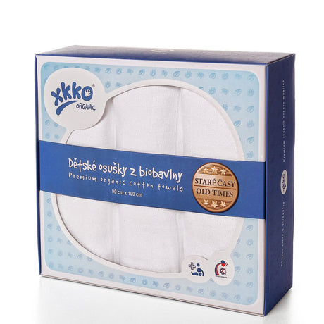 XKKO -  Organic Mullwindeln - 100% Bio-Baumwolle -  (Alte Zeiten) - 90x100cm - 3 Stück