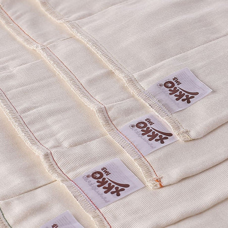 XKKO - BMB Prefolds - Bambusviskose - 6 Stück - versch. Größen