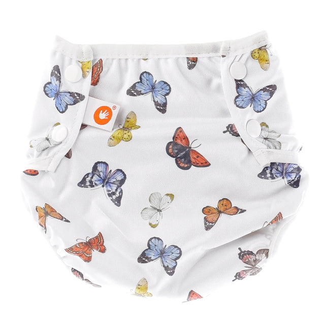 XKKO - waschbare Schwimmwindel - One Size (4-15 kg) - "Butterflies"