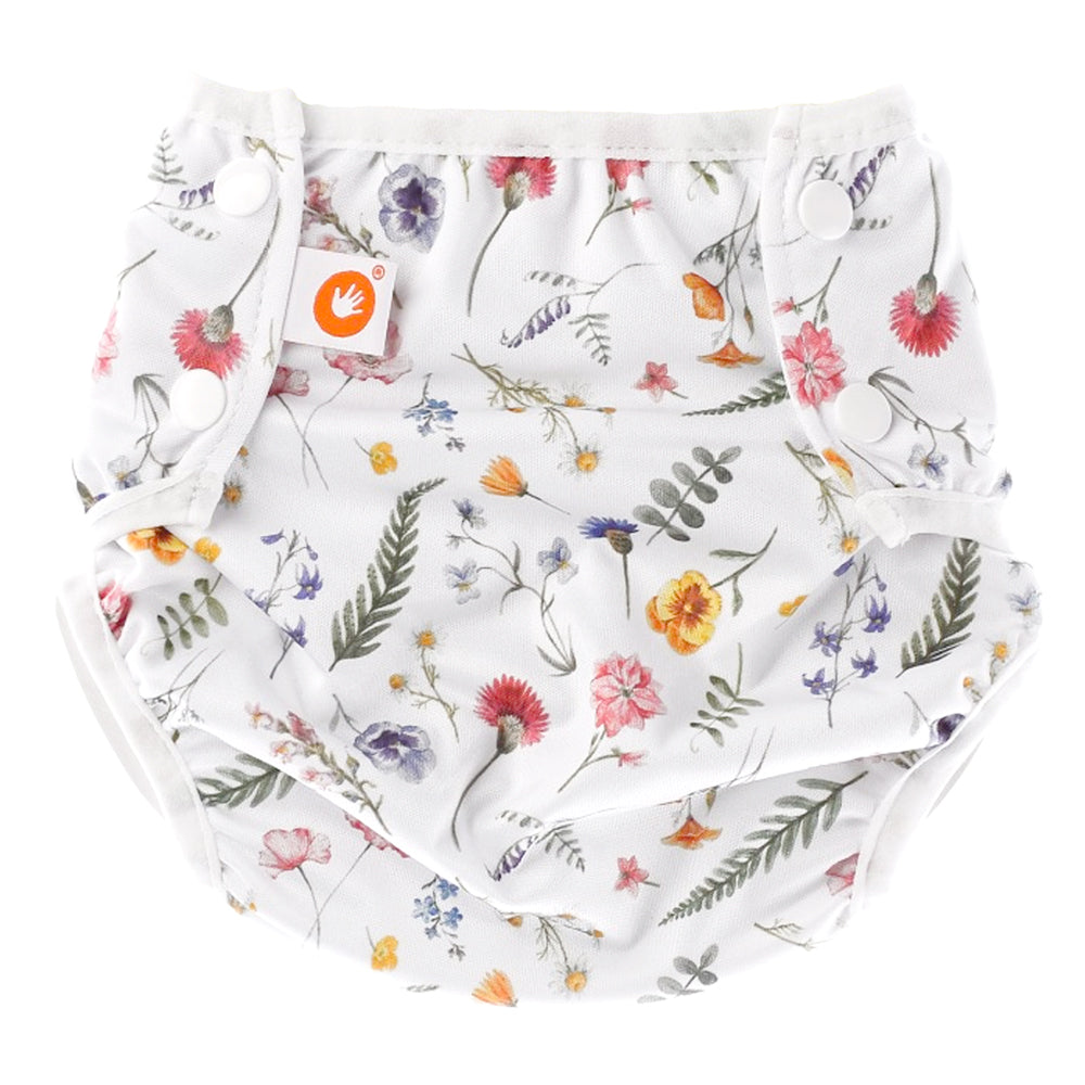 XKKO - waschbare Schwimmwindel - One Size (4-15 kg) - "Summer Meadow"