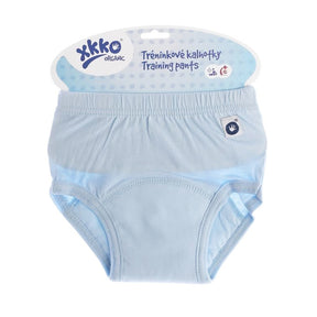 XKKO Trainer - 100% Bio-Baumwolle - Blau. Es bereits ein gutes Gefühl für den eigenen Harndrang hat und es von selbst bereit ist, auf die Toilette bzw. das Töpfchen zu gehen.