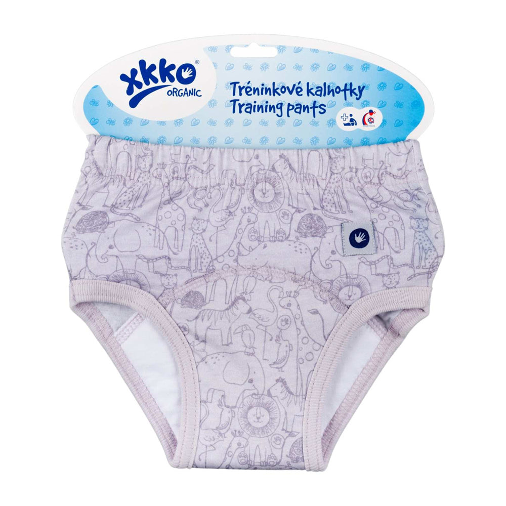 XKKO - Trainer (100% Bio-Baumwolle) - Trainingsunterhose - Safari Lavender Aura