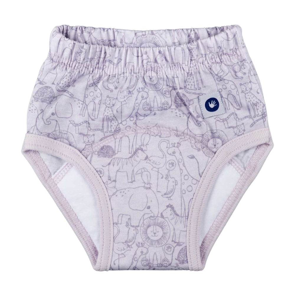 XKKO - Trainer (100% Bio-Baumwolle) - Trainingsunterhose - Safari Lavender Aura - Small (12-15 kg)