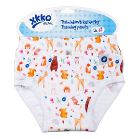 XKKO Trainer - 100% Bio-Baumwolle - Wild Forest - Der XKKO Trainer besteht aus 100% zertifizierter Bio-Baumwolle. Im Nässebereich ist die Trainingsunterhose durch einen Saugkern aus Baumwollfrottee und nässeundurchlässigem PUL verstärkt.