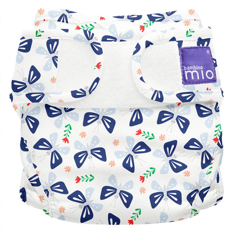 Bambino Mio MioSoft Überhose im Design Butterfly Bloom von vorn, mit doppelten Beinbündchen