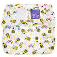 Bambino Mio MioSolo All-in-One Stoffwindel One Size im Design Honeybee Hive von vorn