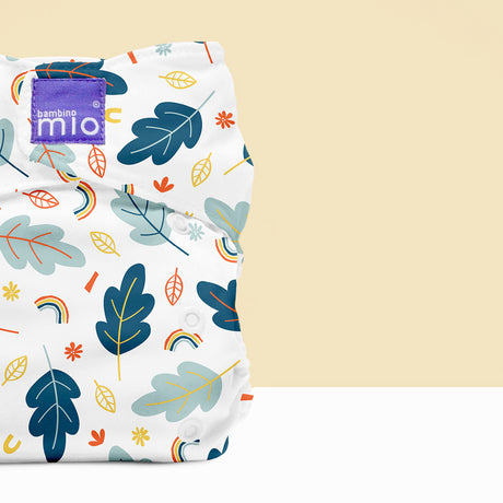 Bambino Mio MioSolo Classic AIO Windel Little Leaves in Seitenansicht