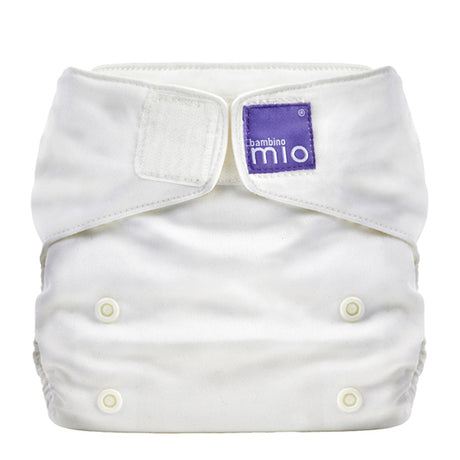 Bambino Mio MioSolo All-in-One Stoffwindel One Size im Design Weiß von vorn