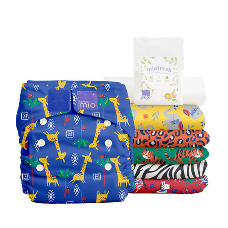 Bambino Mio MioSolo Sparpaket Safari Celebration mit sechs Windeln