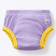 Bambino Mio Trainer (Töpfchen-Trainingshose aus Baumwolle) in Grape (Lila) mit gelbem Bund