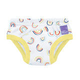 Bambino Mio Trainer (Töpfchen-Trainingshose aus Baumwolle) im Design Rainbow Rays mit gelbem Bund