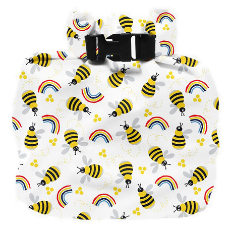 Bambino Mio Wetbag Gr. S (33 x 20 cm) mit Klickverschluss im Design Honeybee Hive