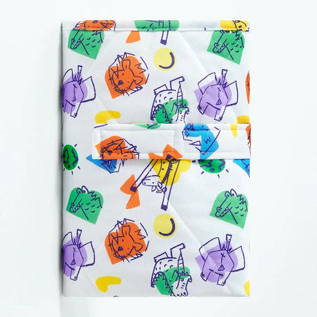 Faltbare Bambino Mio Wickelunterlage 60 x 43 cm im Design Bold, zusammengefaltet