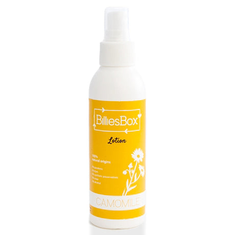 Billies Box Pflege-Lotion Kamille in der gelben Sprühflasche 150 ml