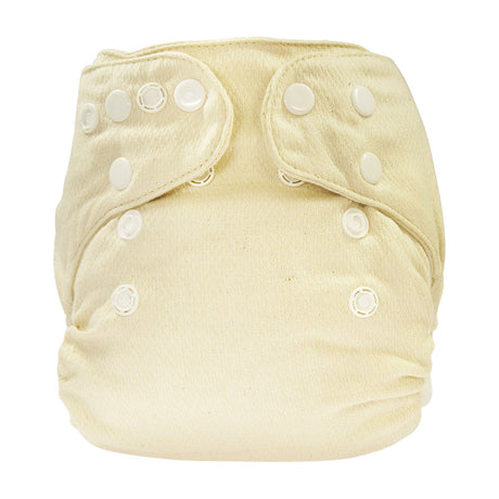 Blümchen Birdseye-Höschenwindel (Nachtwindel) aus Bio-Baumwolle – Newborn (2–5 kg) – Ansicht 2