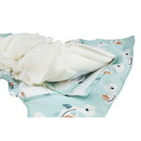 Blümchen Eco Shell 2in1 Überhose mit Druckknöpfen, One Size (3–16 kg) im Design Cozy Schildkröte – Ansicht 3