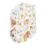 Blümchen Eco Shell 2in1 Überhose mit Druckknöpfen, One Size (3–16 kg) im Design Mama Bär