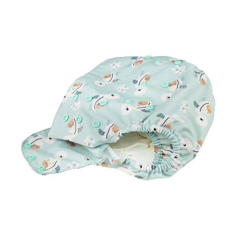 Blümchen Eco Shell 2in1 Überhose mit Druckknöpfen, XL (8–25 kg) im Design Cozy Schildkröte – Ansicht 2