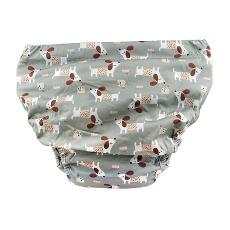Blümchen Kinder- und Erwachsenen-Stay-Dry-Stoffwindel (Inkontinenzwindel) im Design Cozy Dog – Ansicht 2