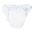 Blümchen Kinder- und Erwachsenen-Stoffwindel (Inkontinenzslip mit Druckknöpfen) Weiß