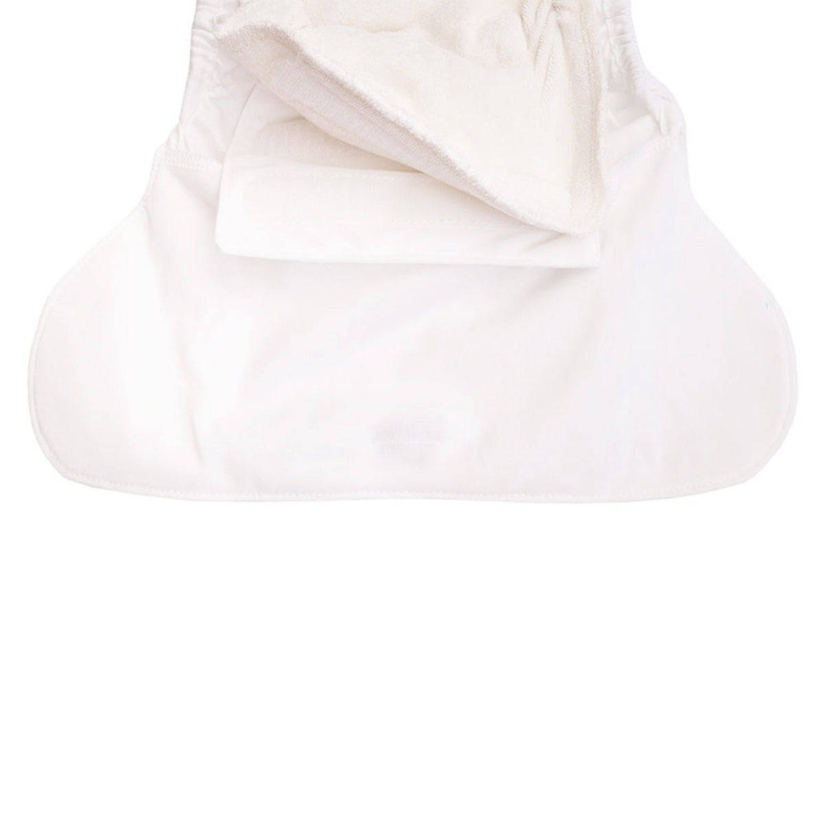 Blümchen Kinder- und Erwachsenen-Stoffwindel V2 (2in1-Inkontinenzwindel) in Weiß – Ansicht 5