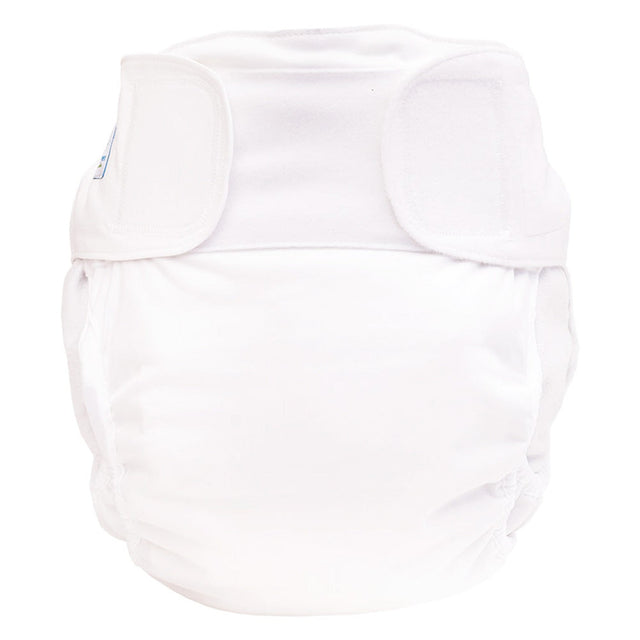 Blümchen Kinder- und Erwachsenen-Stoffwindel V2 (2in1-Inkontinenzwindel) in Weiß