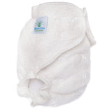 Blümchen Frottee-Höschenwindel (Nachtwindel) aus Bambusviskose – One Size (3–15 kg), Porträtansicht