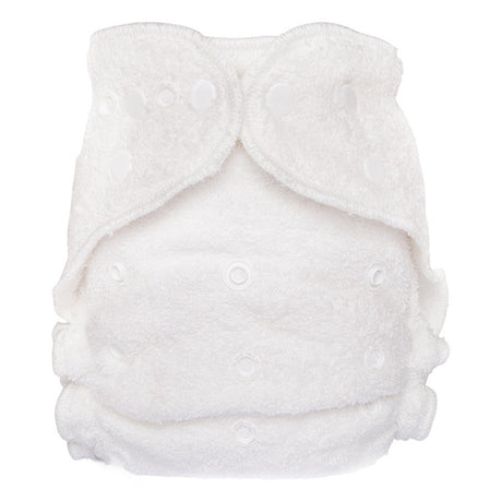 Blümchen Frottee-Höschenwindel (Nachtwindel) aus Bambusviskose – One Size (3–15 kg)