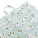 Blümchen Hanging Nappy Pail, hängender Windelsack Gr. XL (40 × 66 cm) – im Design Cozy Schildkröte