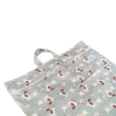 Blümchen Hanging Nappy Pail, hängender Windelsack Gr. XL (40 × 66 cm) – im Design Hund