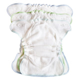 Blümchen Kuschelwindel (Höschenwindel) aus 100 % Bio-Baumwolle, Größenvergleich Newborn, Small und One Size