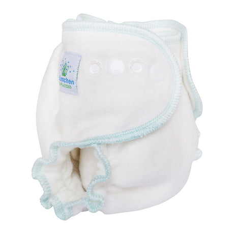 Blümchen Kuschelwindel (Höschenwindel) aus 100 % Bio-Baumwolle – Newborn (2–4 kg), Porträtansicht