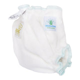 Blümchen Kuschelwindel (Höschenwindel) aus 100 % Bio-Baumwolle – Newborn (2–4 kg), Rückseite