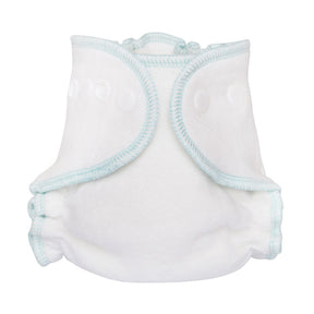Blümchen Kuschelwindel (Höschenwindel) aus 100 % Bio-Baumwolle – Newborn (2–4 kg)