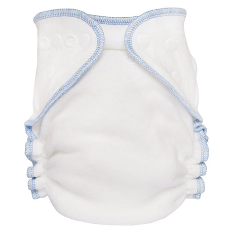 Blümchen Kuschelwindel (Höschenwindel) aus 100 % Bio-Baumwolle – One Size (7–15 kg)