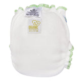 Blümchen Kuschelwindel (Höschenwindel) aus 100 % Bio-Baumwolle – Small (3–7 kg), Rückseite