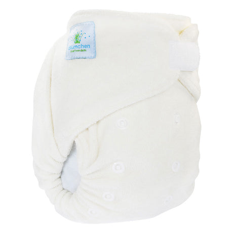 Blümchen Höschenwindel (Nachtwindel) aus 100 % Bambusviskose, One Size – mit Klettverschluss, Porträtansicht