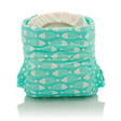 Culla di Teby „Soft Touch“ Überhose und Schwimmwindel im Design Fish and Kids, von vorn