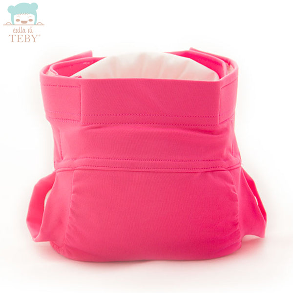 Culla di Teby „Soft Touch“ Überhose und Schwimmwindel im Design Rosa, von vorn