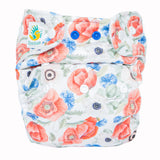 Doodush Überhose V2.0 mit Laschen im Design Field Poppies (Feldblumen), Größe One Size