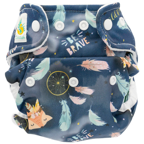 Doodush Überhose V2.0 mit Laschen im Design Navy Boho (Traumfänger), Größe One Size