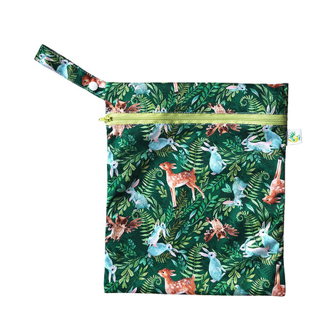 Doodush wasserdichte Wetbag mit Schlaufe Gr. M (30 x 40 cm) im Design Forest Whisper