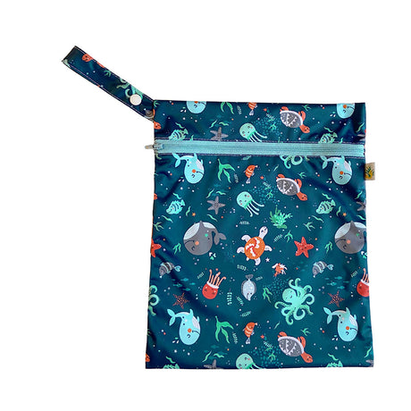 Doodush wasserdichte Wetbag mit Schlaufe Gr. M (30 x 40 cm) im Design Underwater World