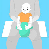 Easypisi - Windelfrei Töpfchen mit Spritzschutz - aus Recycling-Material - 4 Farben